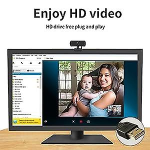 1080p jopa 2k verkkokamera, Hd-verkkokamera mikrofonilla ja tietosuojakotelolla, Usb-tietokonekamera, laajakulmaverkkokamera, Plug and Play, videopuhelu