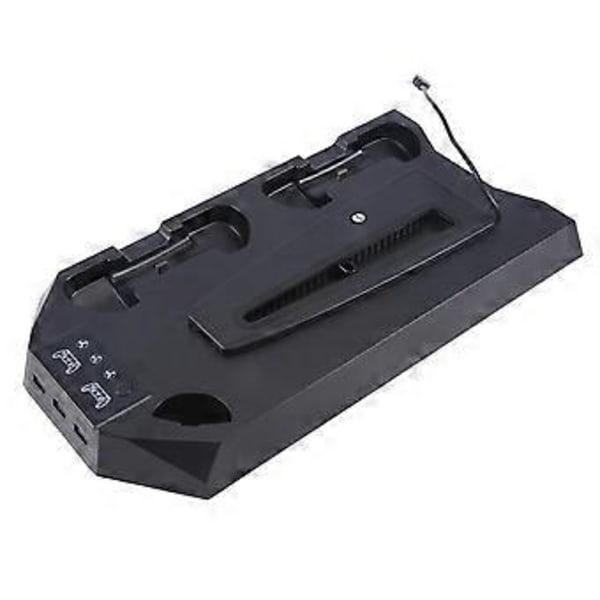 Slim/Jäähdytysteline DE/UHD-tuuletintelakalle Ultra Slim Monitoimiohjain Suora Latausteline, Musta