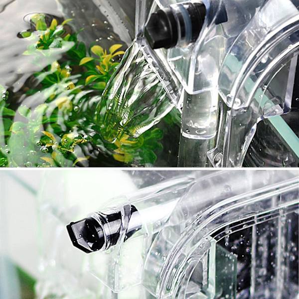 Filterpumpe 3-i-1 Oksygenforsyning Luftrenser Akvarium Vannsirkulasjonsenhet for Akvarium