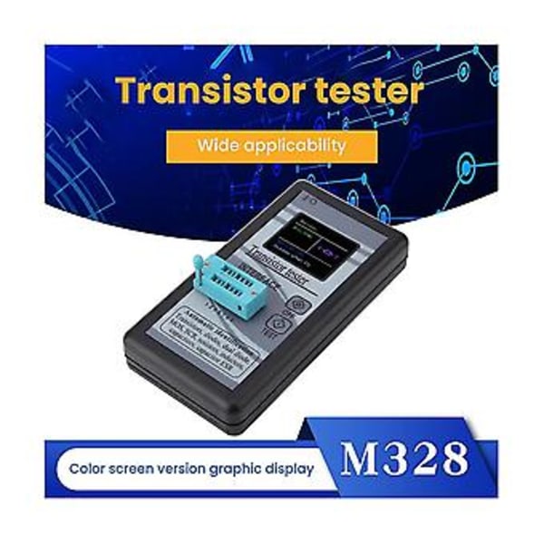 - M328 Transistor Er Diod Tyristor Cce Eller Induktans Mosfet Esr Meter LCD