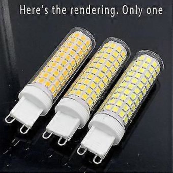 LED Pære G9 12w Smd 2835 Majspære Keramisk Naturhvid