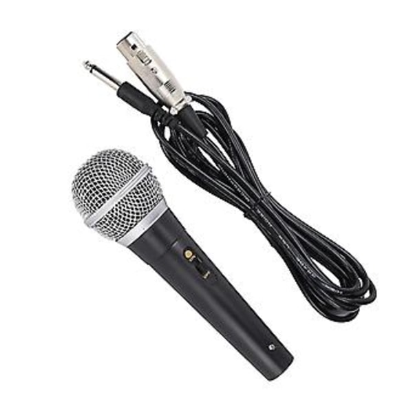 XLR Mikrofon med XLR til 1/4 Tomme Kabel o Tilslutning Håndholdt Mikrofon Egnet til Scene Karaoke Sang og Optagelse