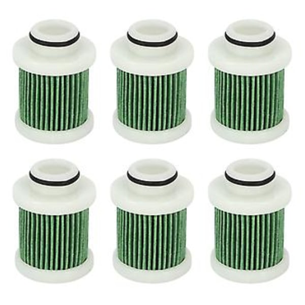 6 stk. 6d8-ws24a-00 Brændstoffilter Til F40a F50 T50 F60 T60 F70 F90 - Motor E Påhængsmotor Filt