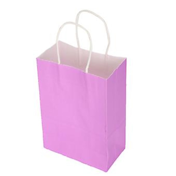 Violetit voimapaperikassit - 10 kpl 15x8x21cm lahjakassit ostoksille ja syntymäpäiväjuhliin