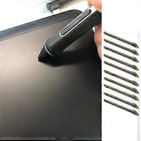 Erstatning Filt Nibber Tips Standard Refill Verktøy for Stylus Penn Intuos Pro PHT860/ PHT660, Cintiq DTH1320/1620