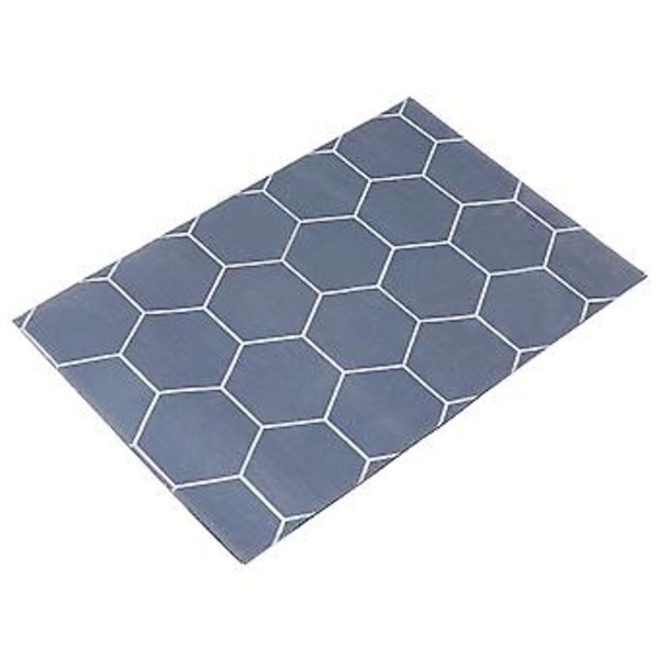 Liukumaton lattiamatto keittiöön, makuuhuoneen matto, kotioven matto, lyhyt malli (geometrinen)