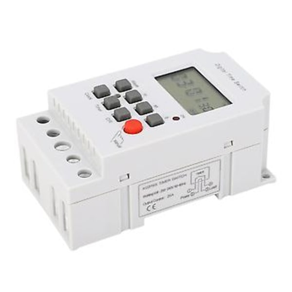 Digitaalinen ajastinkytkin 28 ryhmän ohjelma Raskaan käytön ohjelmoitava elektroninen ajastin AC200‑240V