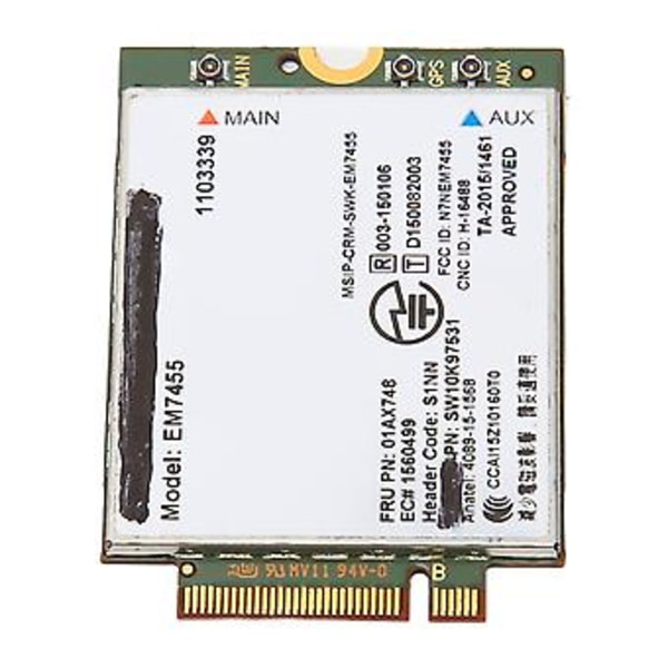 Verkkokortti, 4G LTE -verkkokortti GLTE-moduulikortti Erittäin monipuolinen GLTE-moduuli