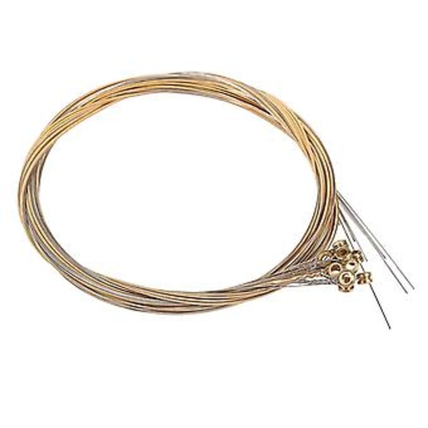 12 stk. Slitesterke Gitarstrenger i Rustfritt Stål Erstatning 12 Strenger Sett For Gitar Tilbehør