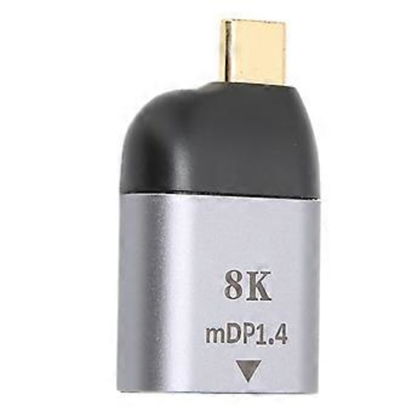 USB C - MiniDP -sovitin 8K 60 Hz:llä, USB Type C - MiniDP -uros-naarasmuunnin, tuki Windowsille ja Androidille