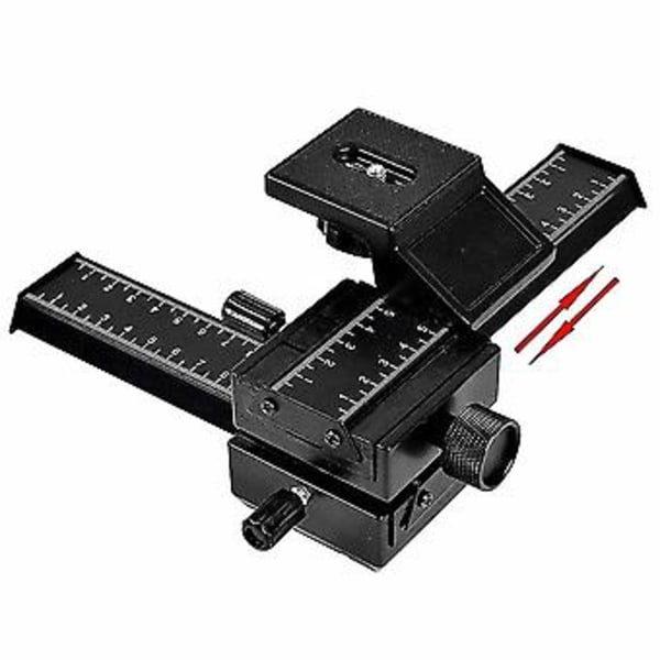 Pro 4-vägs Makro Fokuseringsskena Slider /-up För , , Digital Systemkamera