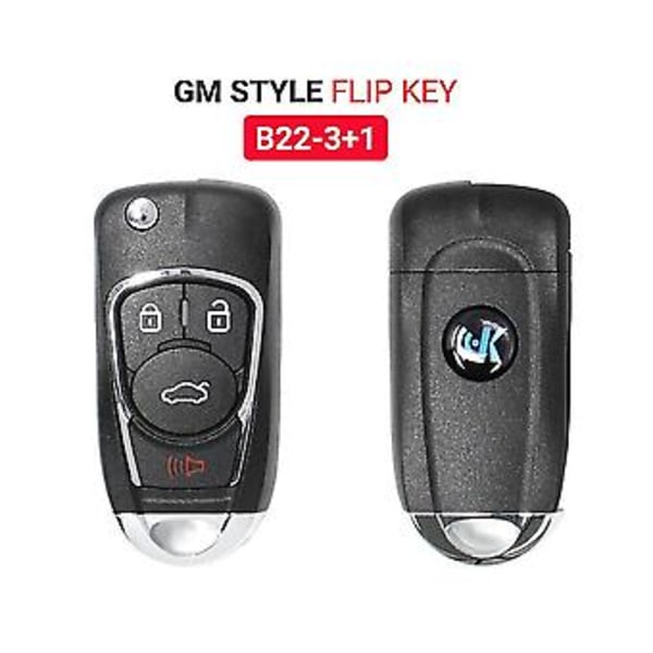 Keydiy B22-4 Fjernbetjent Bilnøgle 4 Knapper Til Kd900/-x2 Mini/ Urg200 Program