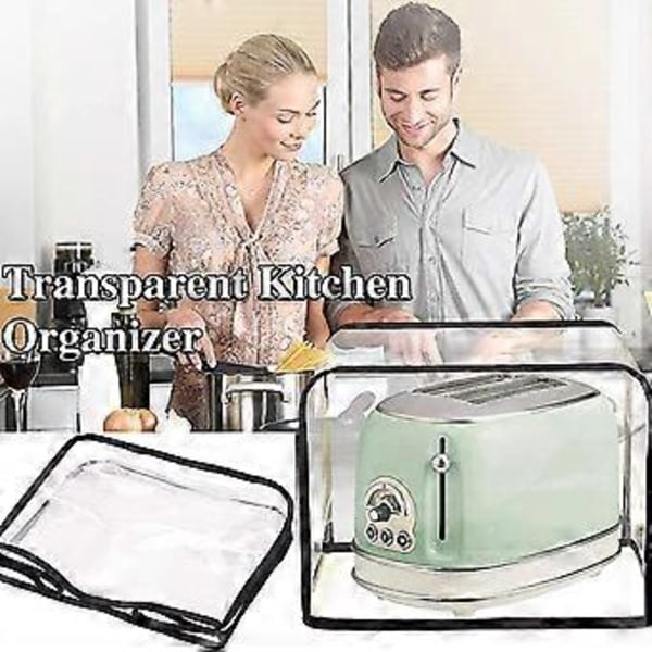 Brødrister Ovn Støvbeskyttelse Køkkenmaskine Beskyttelse Transparent Morgenmad Maskine Brødrister Beskyttelse Foldbar Støvbeskyttelse