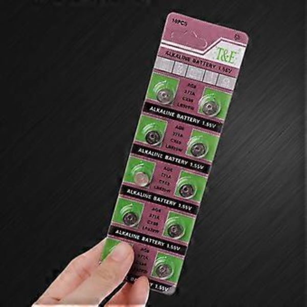 AG6 Engangsbatteri Alkaliske Knapcellebatterier SR920SW LR920 SR927 L921 LR69 SR920 til Ur Fjernbetjening - 10 stk
