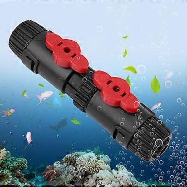 Akvarium Fisketank Slange Hurtigkobling Vannstrømskontrollventil (12-16mm)