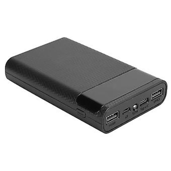 KA4 Högkvalitativ ABS 4 X 18650 Portabel DIY Normal Batterilåda Ingen Svetsning Mobil Power Case Kit för Laddning