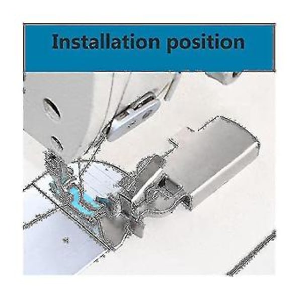 Sömnadsguide, fållguide, -guide för industriell kedjesöm eller matarmatningssymaskin, magnet Ne