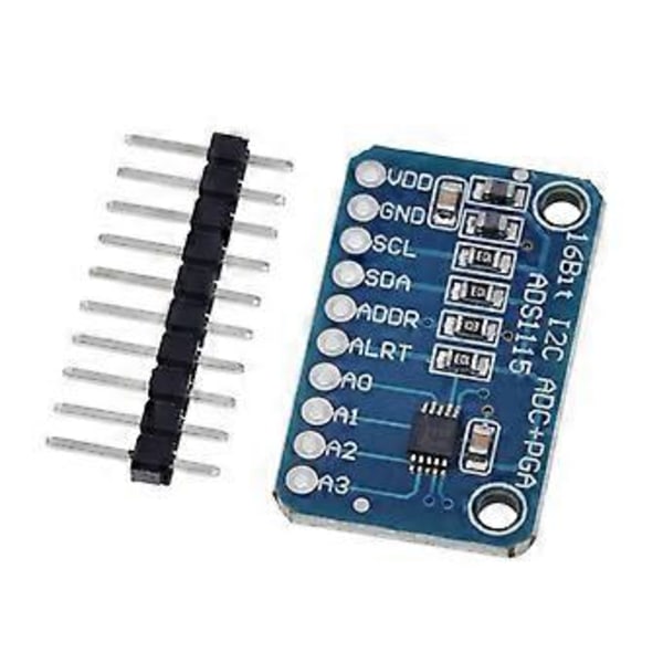 16 Bit I2C ADS1115 Modul ADC 4 Kanal med Pro Gain Forstærker Udviklingskort Lavt Strømforbrug Analog til Digital Konverter