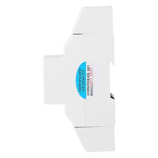 Digital LCD Enfas Din-skena Elmätare 10-40A Elektronisk KWh-mätare