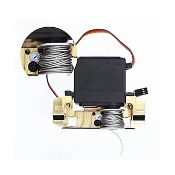 2 stk. 25t Styresnekke Servo Vinsj Hjul Trommel For 1/10 Rc Crawler Bil Trx4 Axial Scx10 90046 Oppgradering