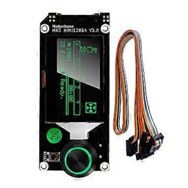 MINI12864 V3.0 Indsæt SD-kort Side LCD til Smart Display Skærm 3D Printer Dele til VORON Mini 12864