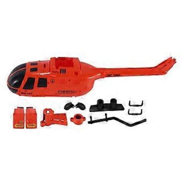 C186 C-186 Pro Skal Skydd Set RC Helikopter Flygplan Drönare Reservdelar Uppgraderingstillbehör, Orange