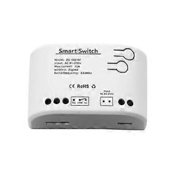 Älykäs WiFi-relekytkinmoduulisarja, Inching Self-Locking Interlocking -moduuli 1-tie AC85-250V kotelolla ja kaukosäätimellä