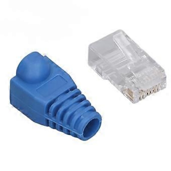 RJ45 Krimpverktøysett Terminalkrimper Ledningsterminaler Krimpverktøy for Cat5 Cat6 Rett Gjennom Koblinger