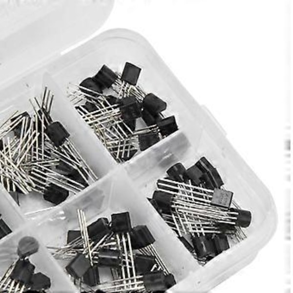 200st 10 Värden BC327BC558 Transistorer Sortimentskit Effekt Allmänna Transistorer