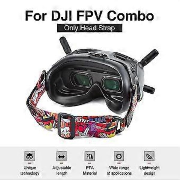 Huvudband Fäste Bekväm Gåva Elastiska VR-tillbehör För Dji Fpv