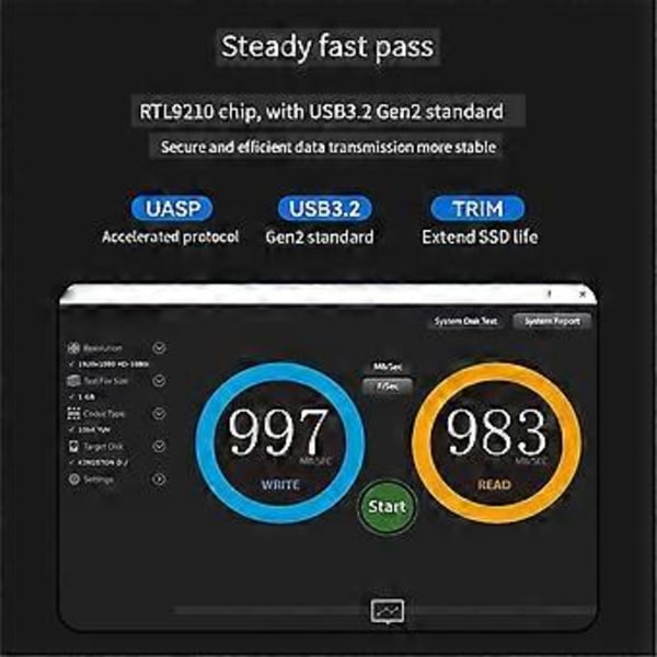 CFexpress Typ-B Kortläsare RTL9210 10Gbps Höghastighets Magnetisk Självutmatande Kortläsare USB-Gränssnitt Kortläsare
