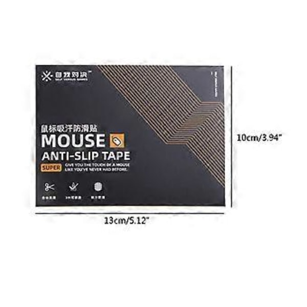 DIY Musehud Muse Skøyter Sideklistremerker Svettebestandige Pads Anti-skli Grip Tape for G403 G603 G703 Mus