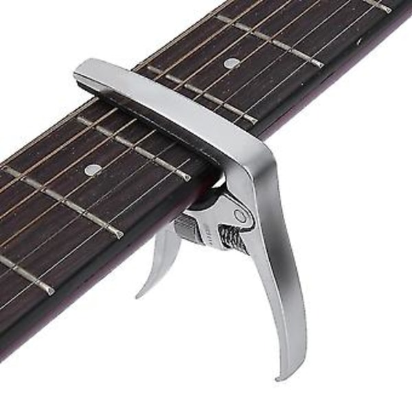 Justerbar Metallklämma Akustisk Gitarr Capo För Tonjustering