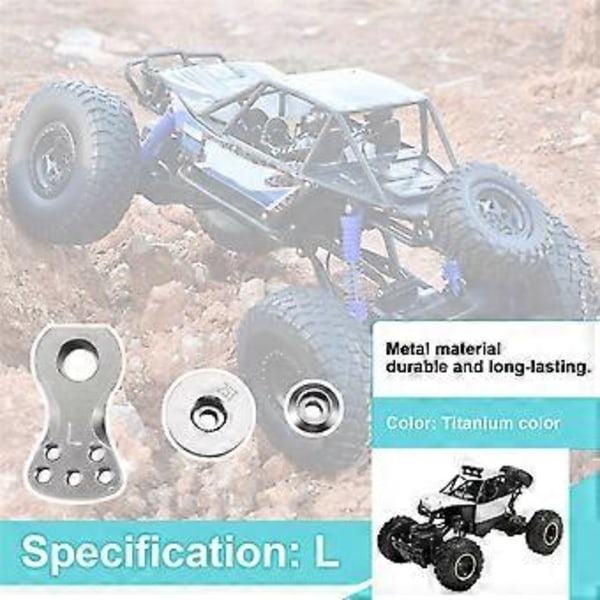 Metall 25T Justerbar Servo Saver Arm Horn för -4 Axial SCX10 1/10 RC Bilar Helikopter Modell Båt Uppgraderingsdelar, L, C
