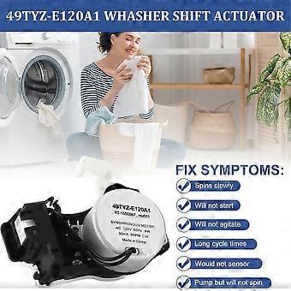W10913953 49tyz-E120a1 Vaskemaskine Skifteaktuator til Vaskemaskine Dele Erstatning W10597177 AP6037270
