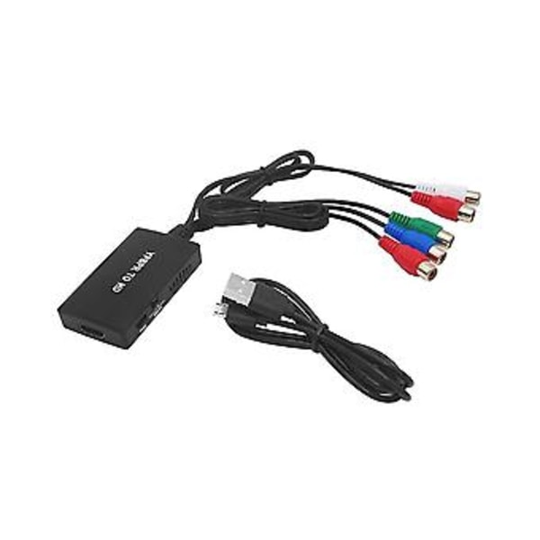 1080p Komponent Til -kompatibel Konverter Ypbpr Rgb + R/l O Til -kompatibel Adapter 5 Til -komp
