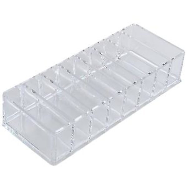 Ny 8 Slots Akryl H Øje B Makeup Case Stora Iser