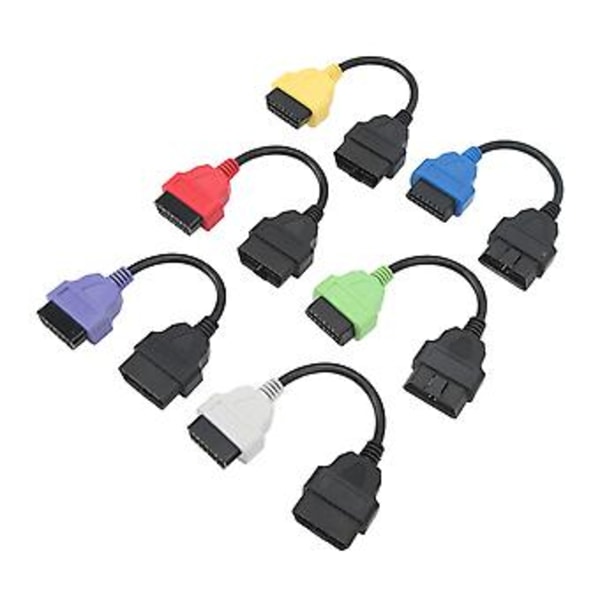 OB Anslutningskabel, 6 st OBD2 Kabel OB Kabeladapter Scanneradapter Håller Vad Den Lovar