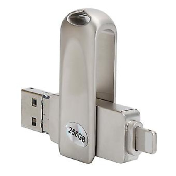 Minnebrikke for Android IO, 256GB 3 i 1 U Disk OTG Disk Hevet Design