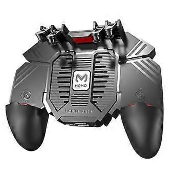 MEMO AK77 Spel Trigger Telefonkylare Fläkt Spelkontroll Pubg Kontroll med Fläkt Pubg Mobil Trigger Joystick (4000MAh)