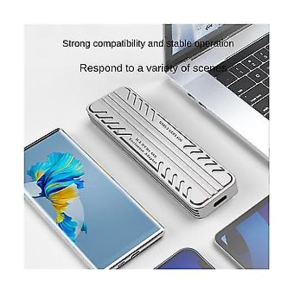 SSD-kotelo M.2 NVMe -kotelo USB C PCIe M2 SSD -kotelo USB 3.2 N2 10 Gbps 2230 2242 2260 -kooille