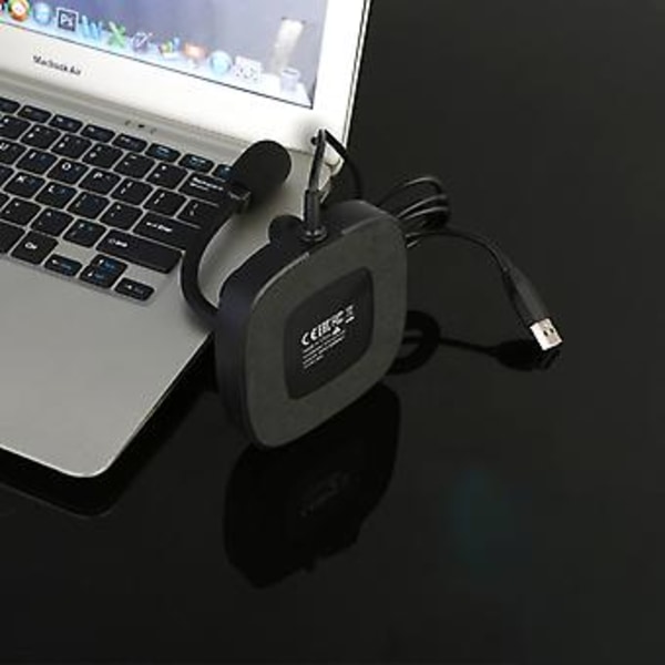 USB Laptop Mikrofon Skrivbordsröstmikrofon Hög Känslighet Svanhals Talmikrofon