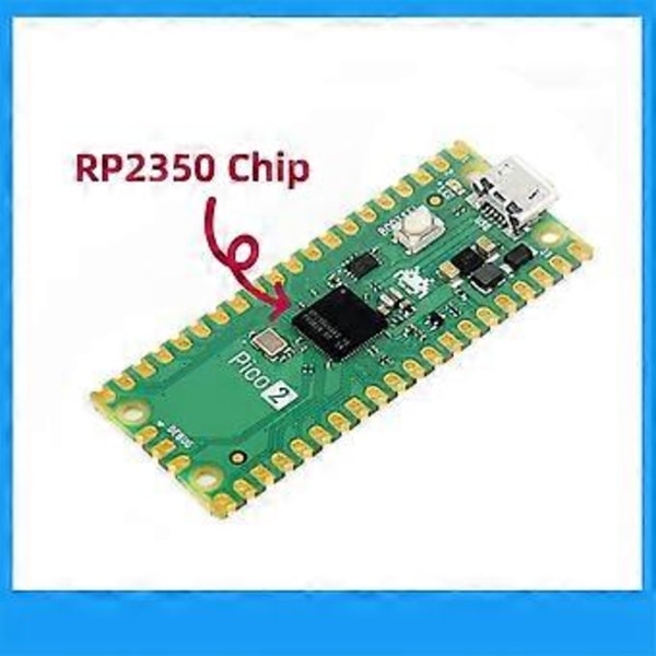 För Pico 2 Kit Utvecklingskort RP2350 Mikrokontroller ARM -M33 Hazard3 RISC-V Moderkort