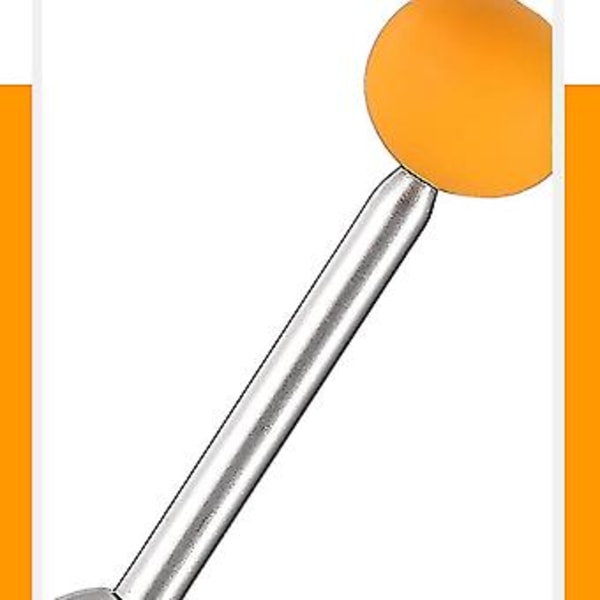 Egg Cracker Topper Sett Myke Hardkokte Egg Separator Verktøy 2 Eggkopper, 2 Metallskjeer & 1 Mykkokt