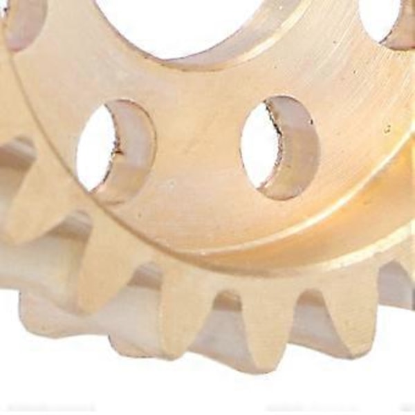 14mm 24 Tænder Messing Snekke 1.5 Modul Messing Snekkegearhjul til Motordrev Gear
