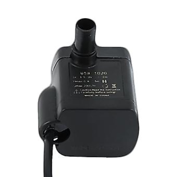 Erittäin hiljainen Mini Harjaton USB-pumppu 5V 70cm Upotettava Suihkulähde Rium Kierrättävä