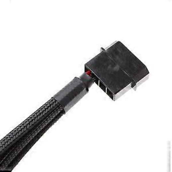 Y-splitter 4x 3-Pin/4-Pin PWM-fläktkablar till 4-Pin Molex till CPU 3P 4P Strömkabel