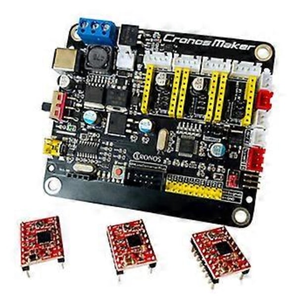 CNC Display Controller GRBL0.9 1.1 USB Port Graveringsmaskine 3 Akse Kontrolkort Én-tasts Offline