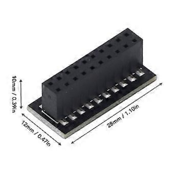 TPM 2.0 Modul 20 Pin LPC Gränssnitt Krypterad Trusted Platform Module för WIN11 Uppgraderingstest