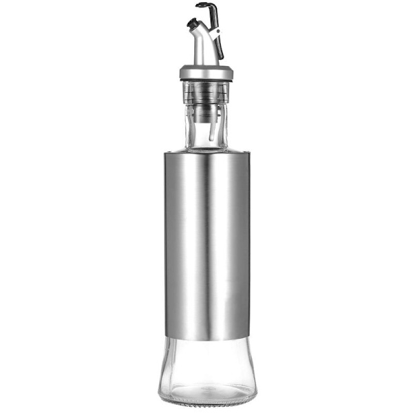 Olivoljedispenser Glasflaska och Vinägerdispenser med Anti-Dropp Pip Hällpip